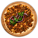 Spicy Mince Pizza  14"stuffed Crust 