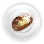 Baked Potato With Butter 